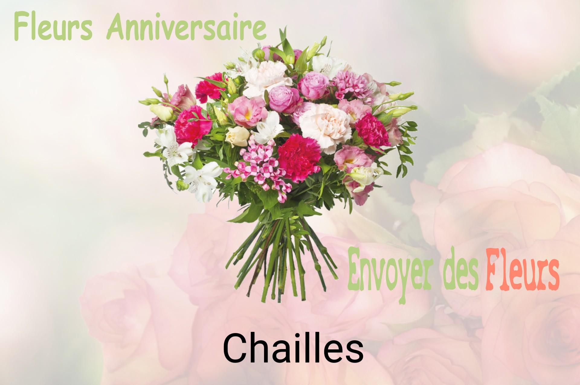 Bouquet de fleurs d’anniversaire livré à Chailles