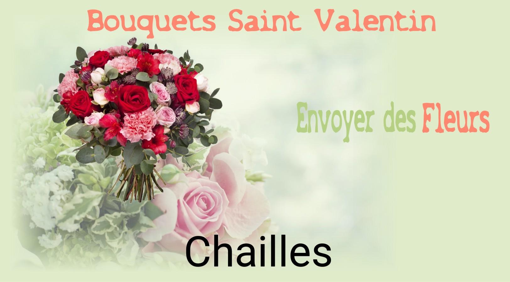 Roses de Saint-Valentin livrées à Chailles
